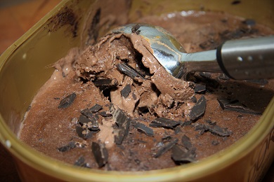 Proteinová čokoládová zmrzlina